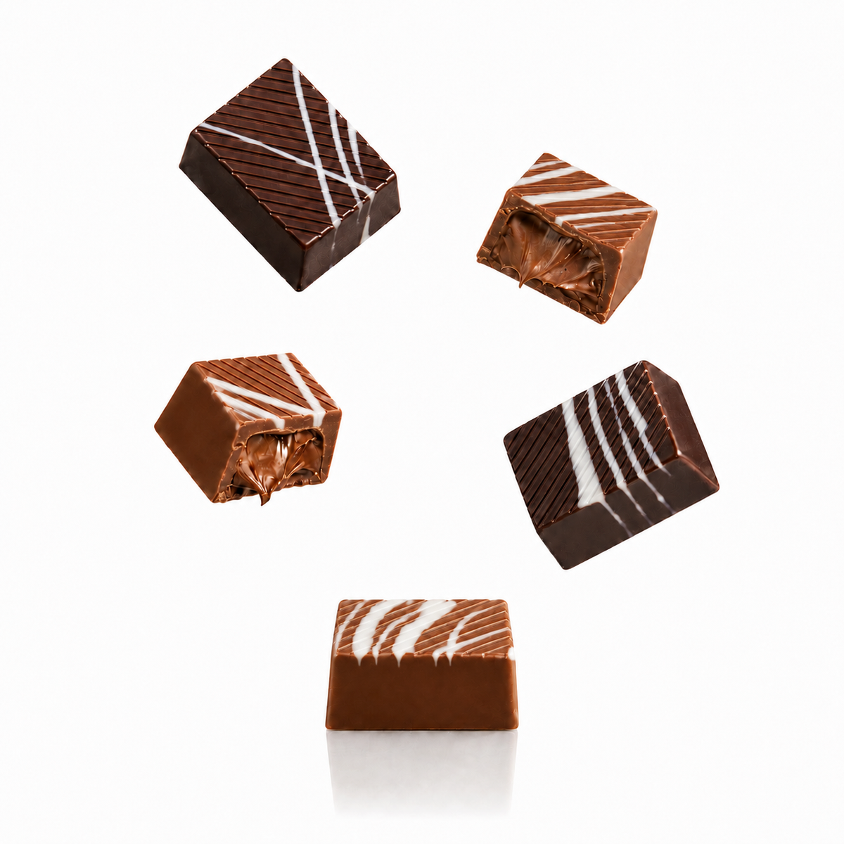 Pralines with Hazelnut Cream – 24 pcs
