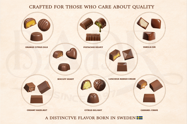 شوكولا بونبون كريمية فاخرة