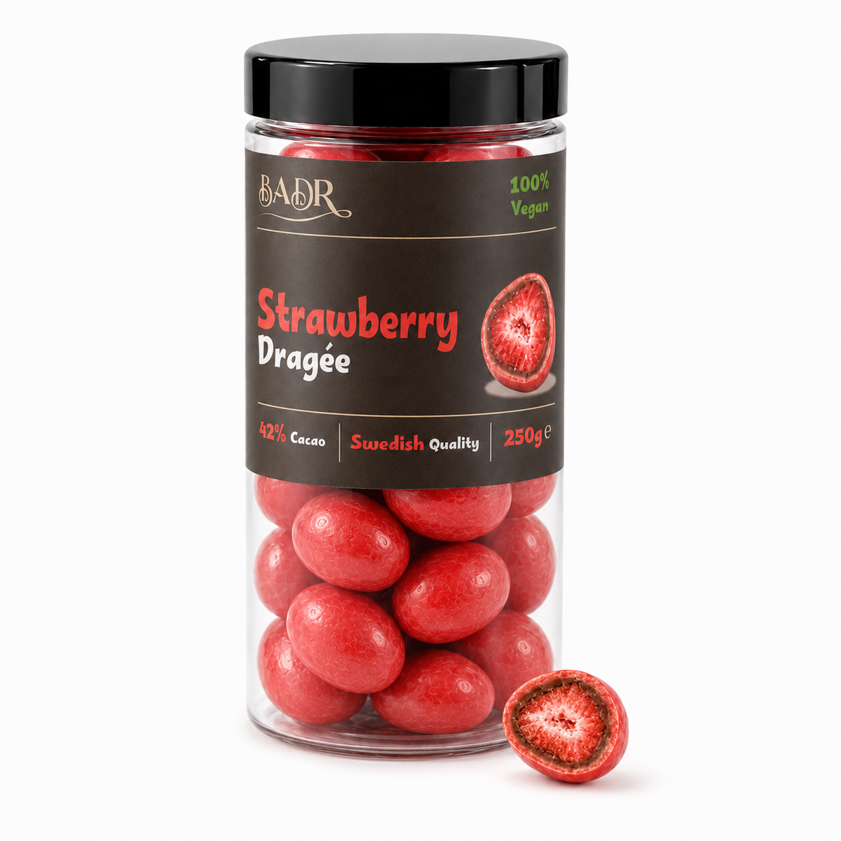 Strawberry Dragées - 250g